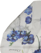 White Silk Scarf