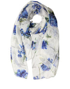 White Silk Scarf