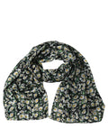 Black and White Silk Scarf