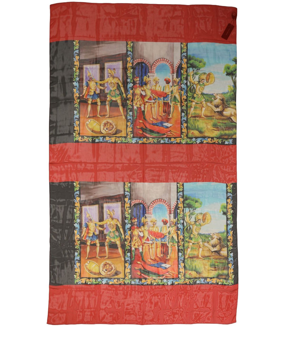Multicolour Silk Scarf