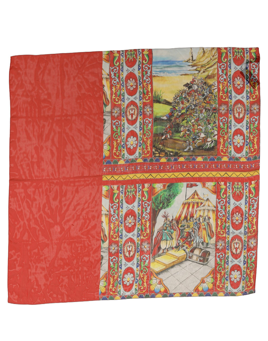Red Silk Scarf