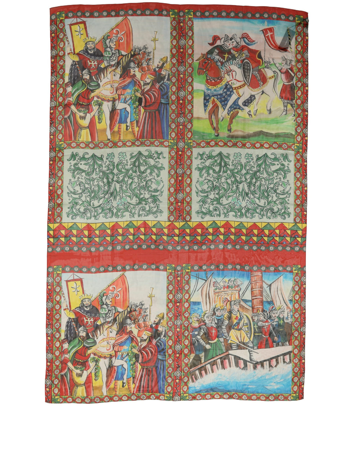 Multicolour Silk Scarf