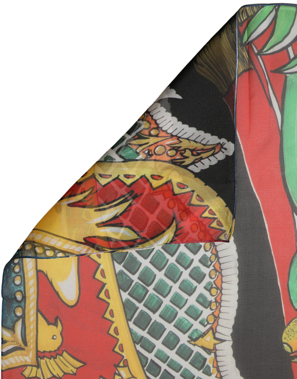 Multicolour Silk Scarf