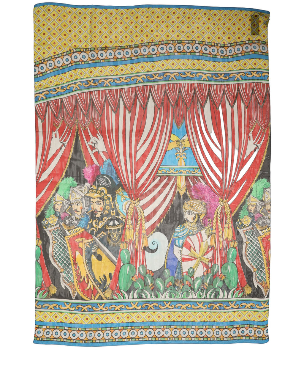 Multicolour Silk Scarf