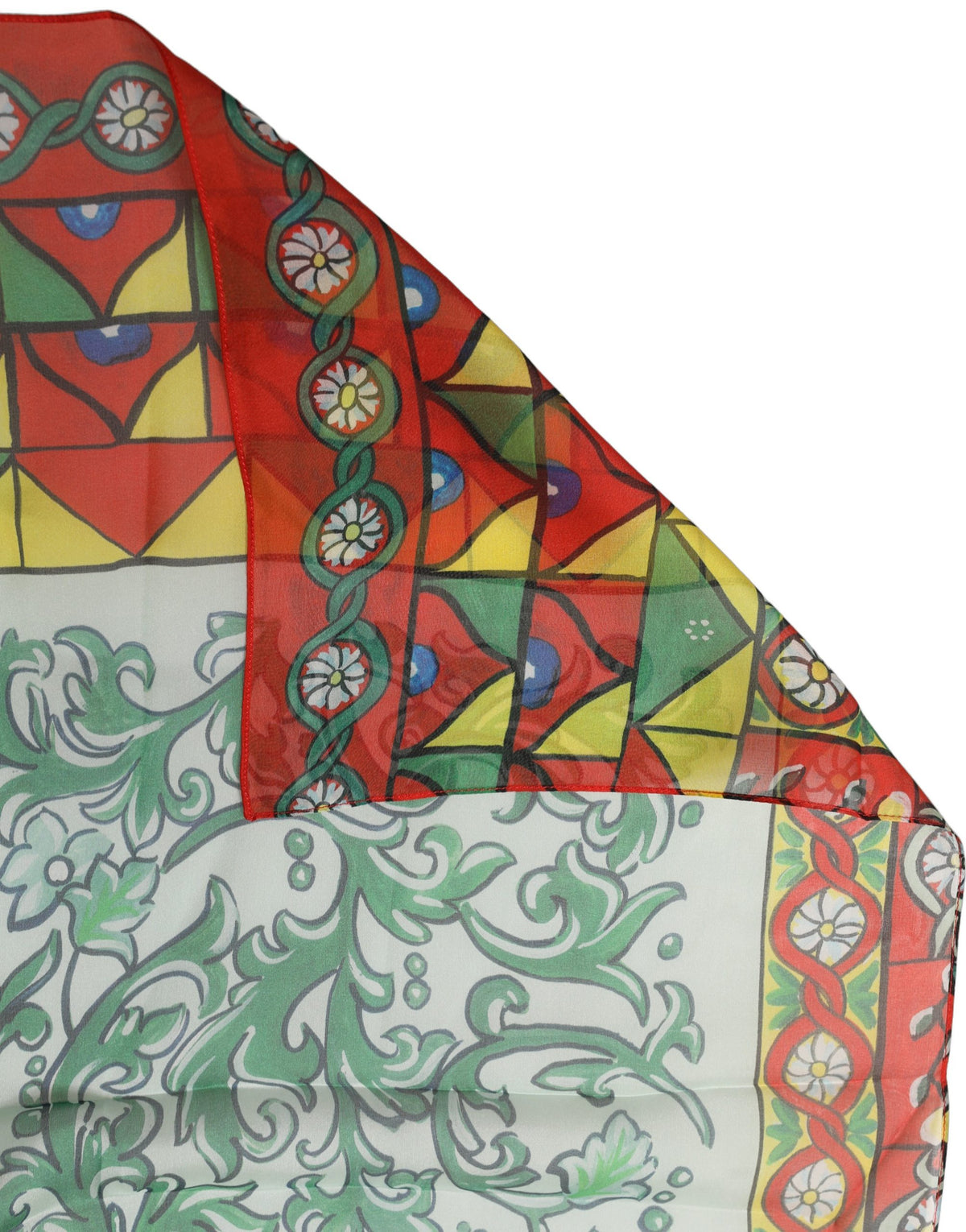 Multicolour Silk Scarf