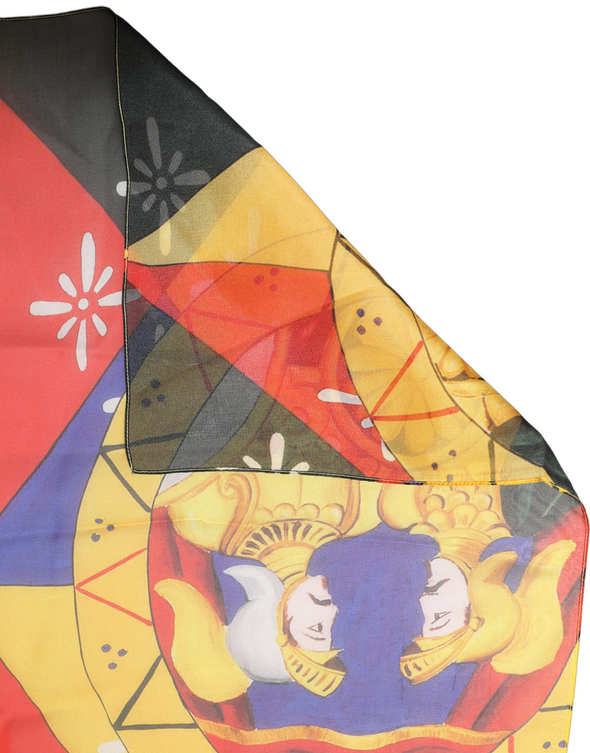 Multicolour Silk Scarf