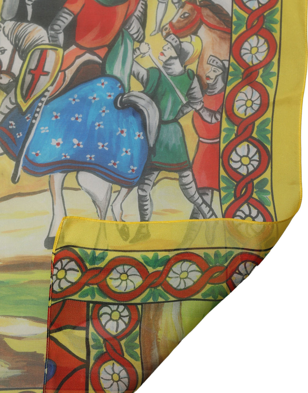 Multicolour Silk Scarf
