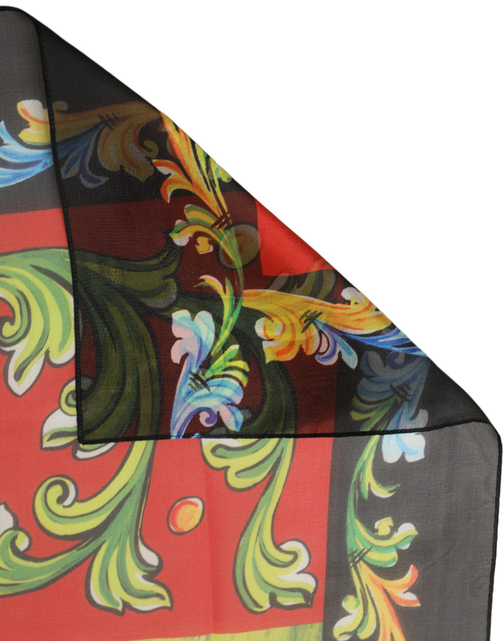 Dark Grey Silk Scarf
