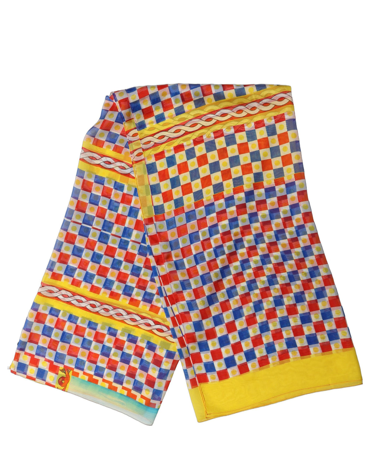 Multicolour Silk Scarf