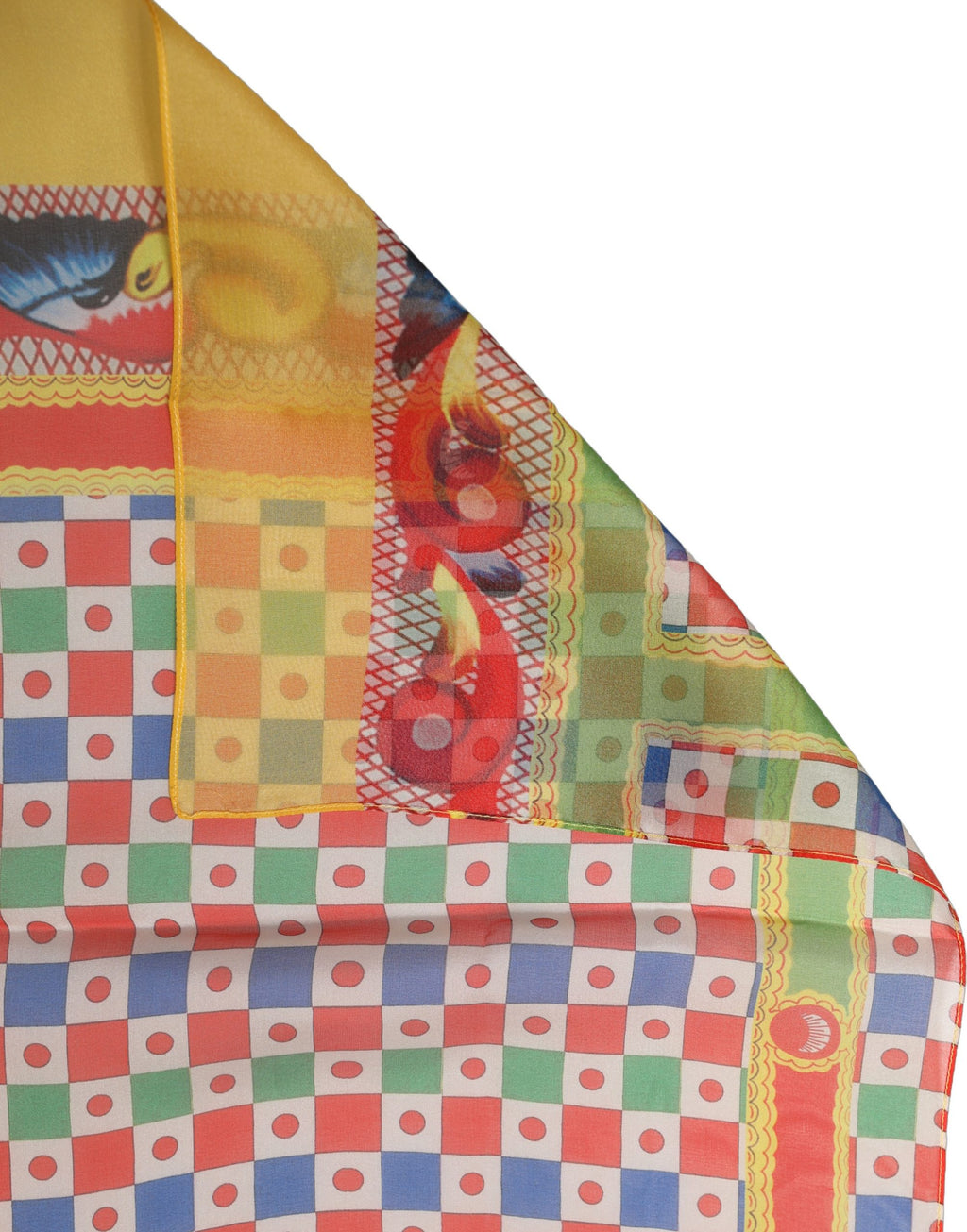 Multicolour Silk Scarf