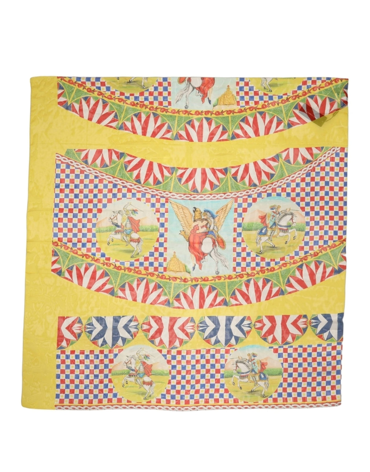 Multicolour Silk Scarf