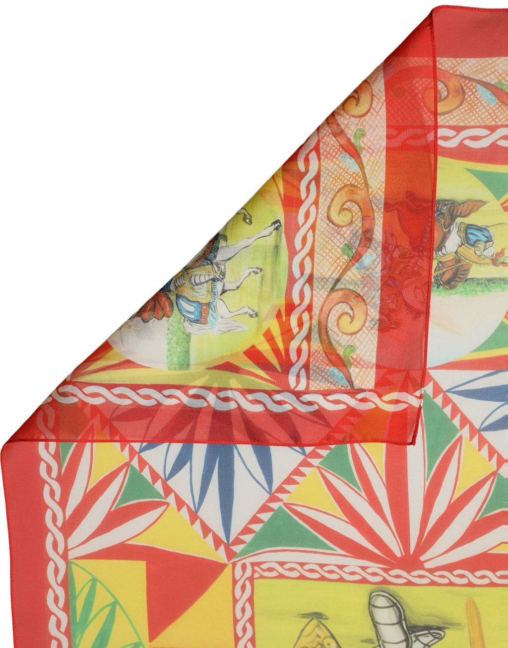 Multicolour Silk Scarf