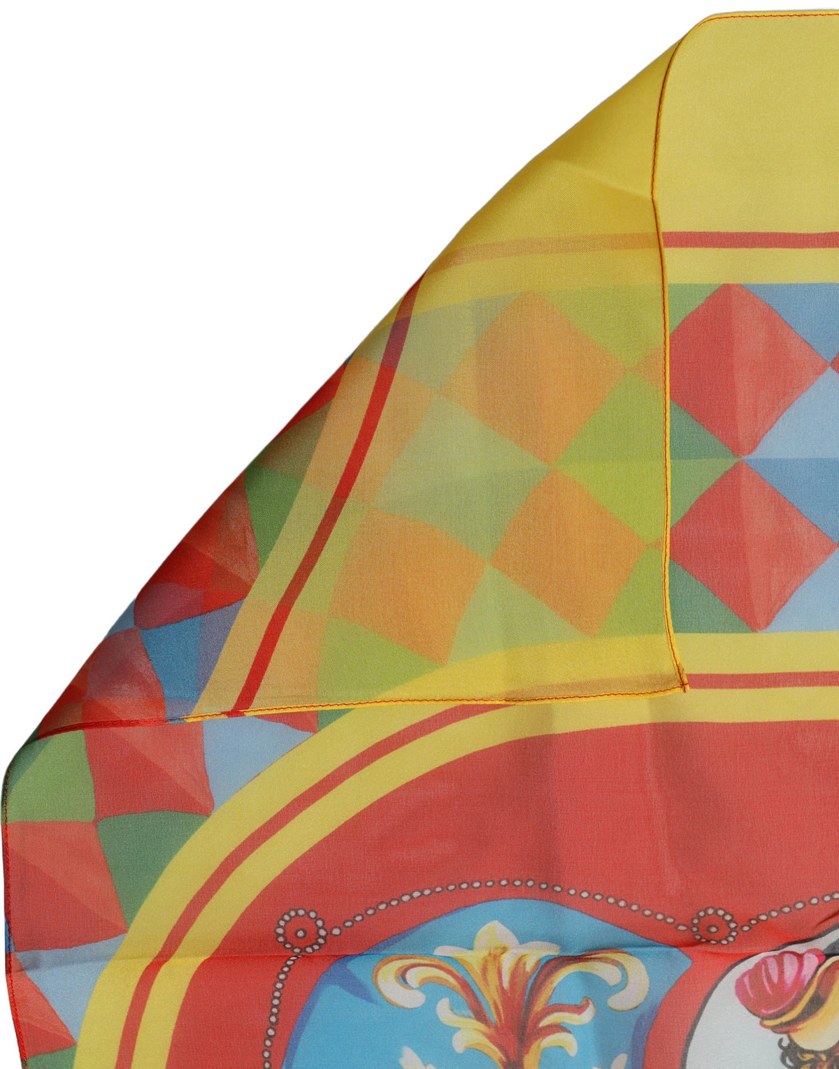 Multicolour Silk Scarf