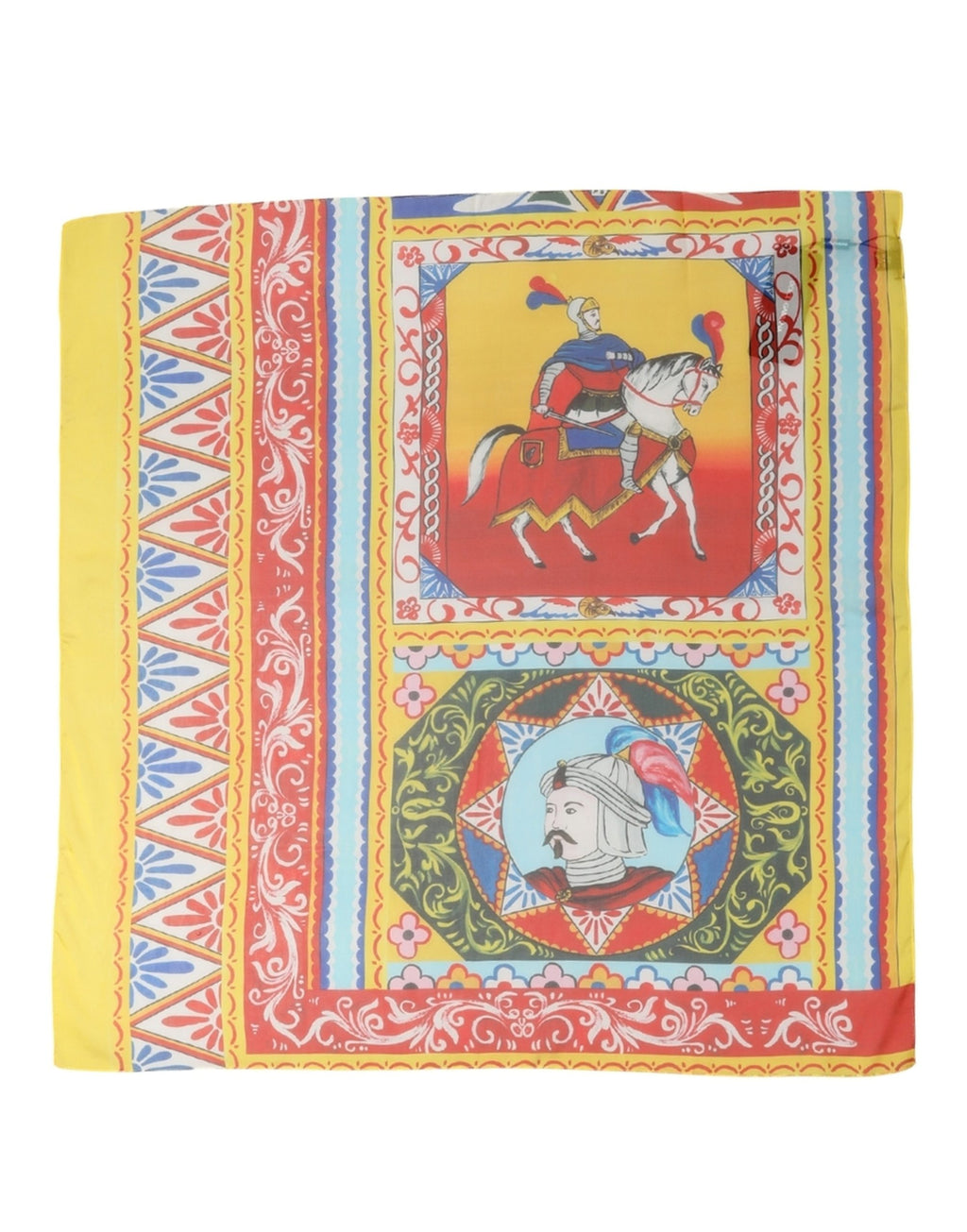 Multicolour Silk Scarf