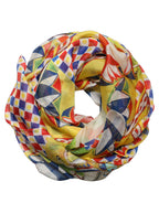Multicolour Silk Scarf
