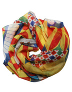 Multicolour Silk Scarf