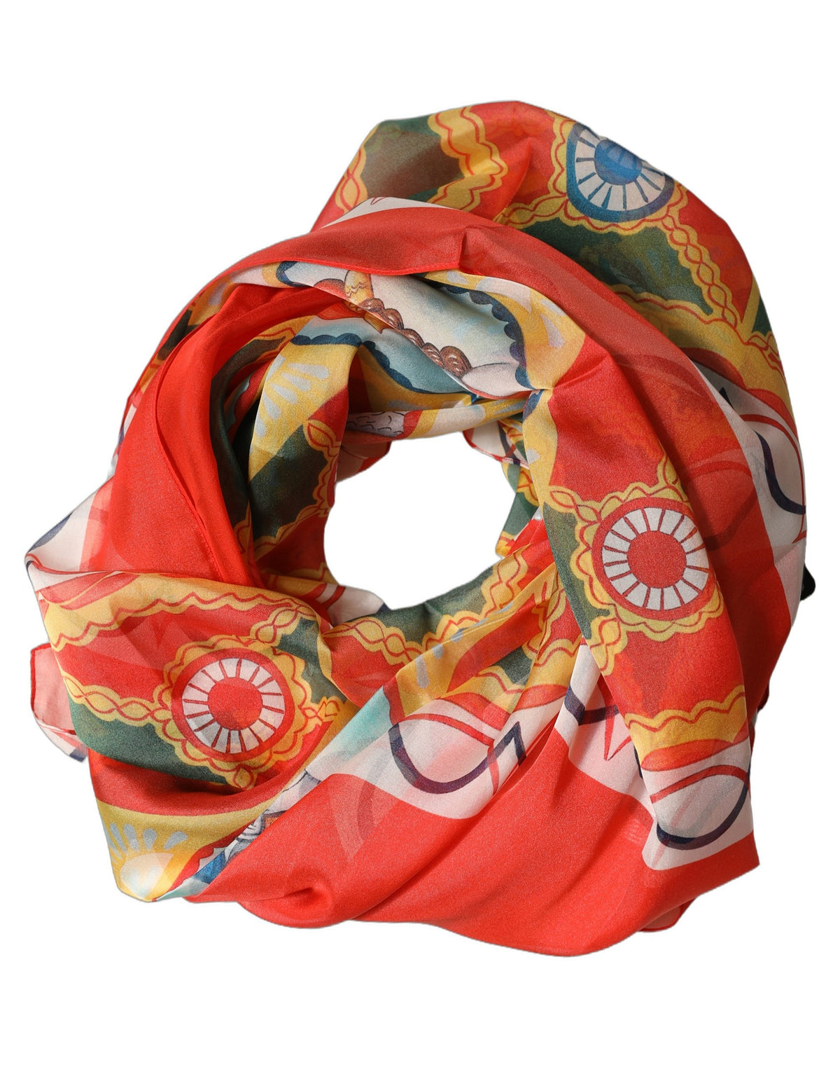 Multicolour Silk Scarf