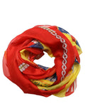Multicolour Silk Scarf