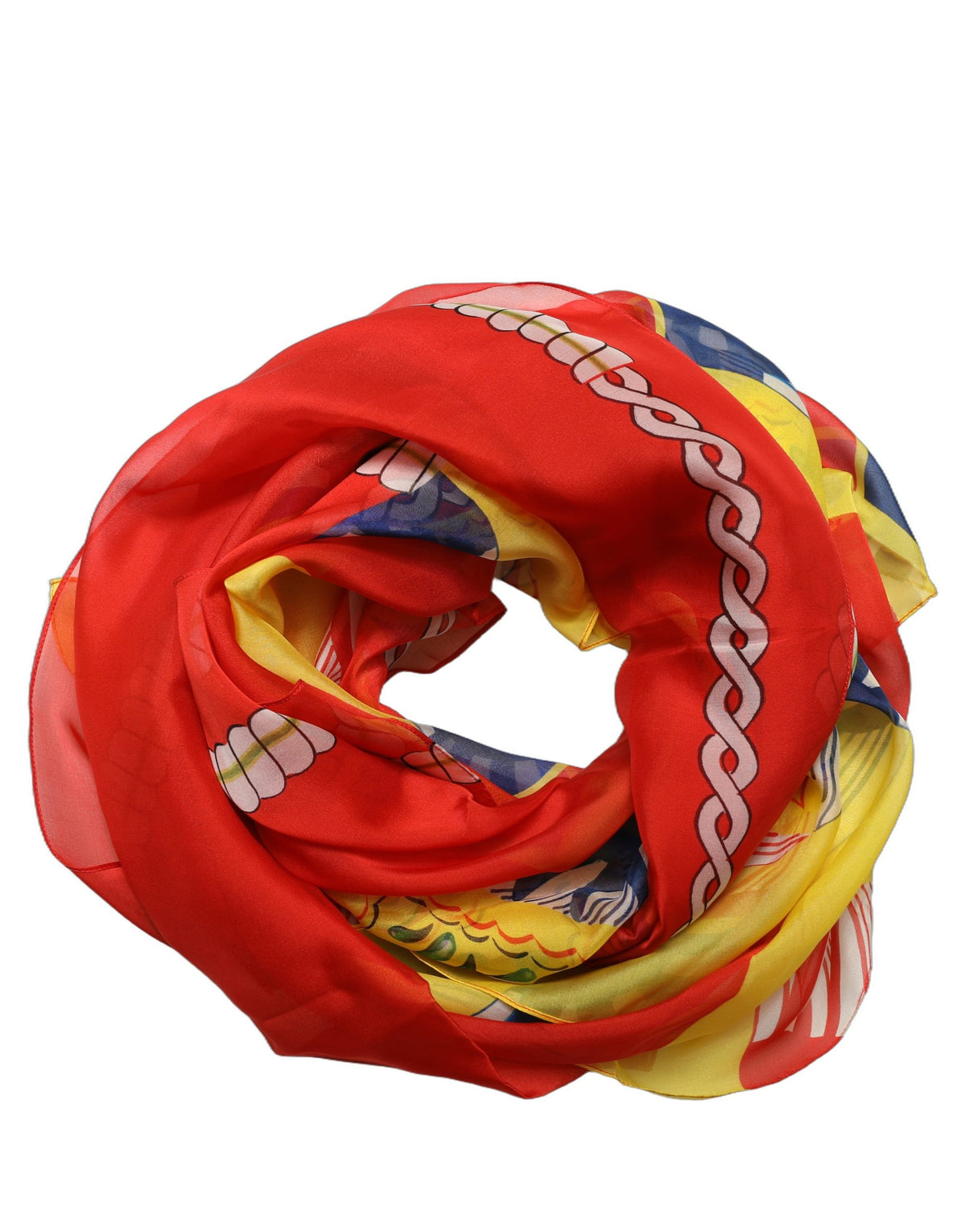 Multicolour Silk Scarf