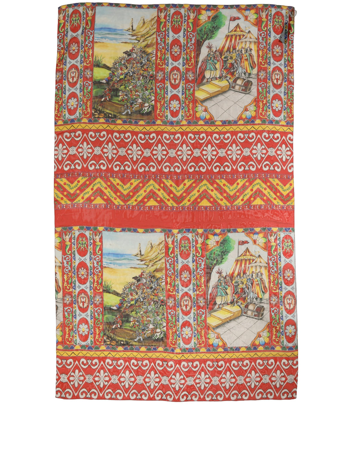 Multicolour Silk Scarf