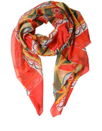 Multicolour Silk Scarf