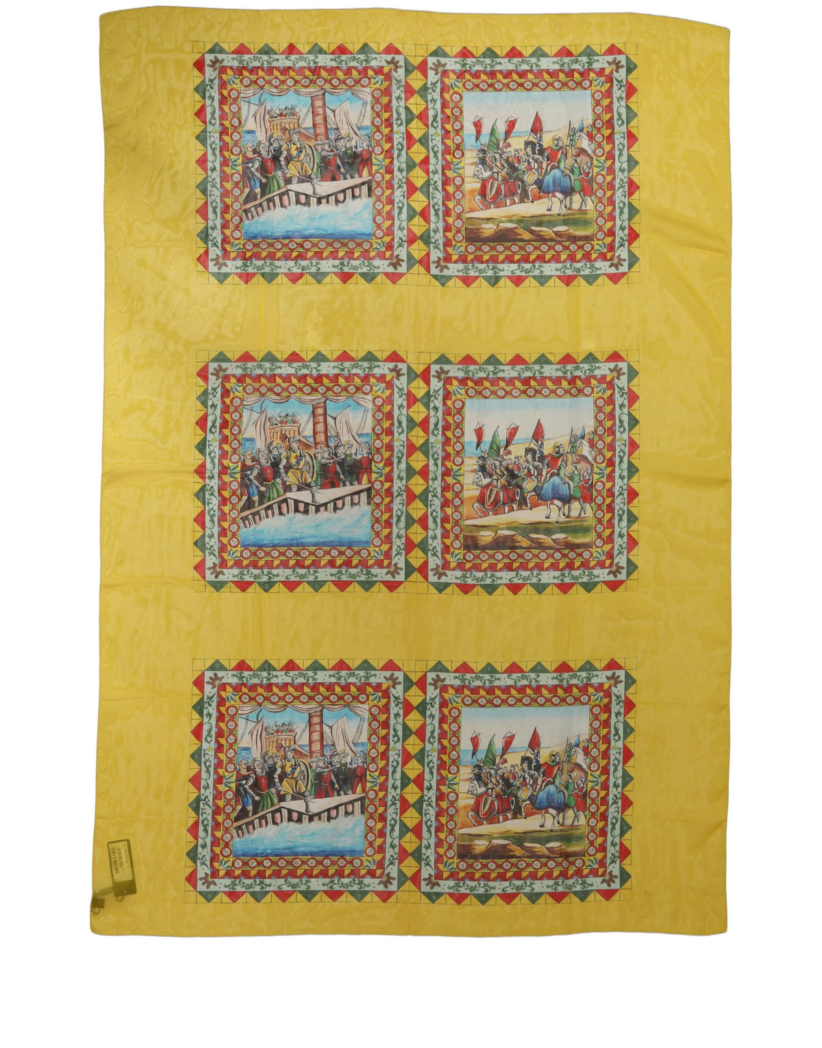 Yellow Silk Scarf