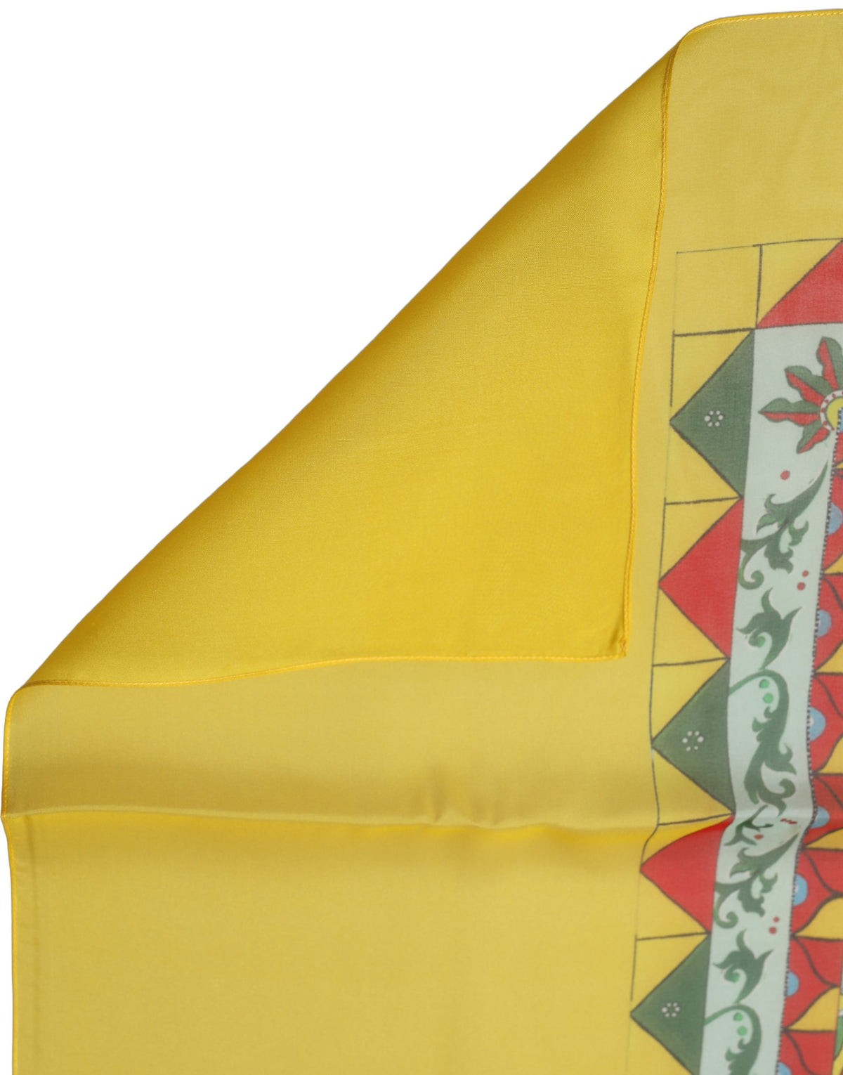 Yellow Silk Scarf