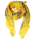 Yellow Silk Scarf