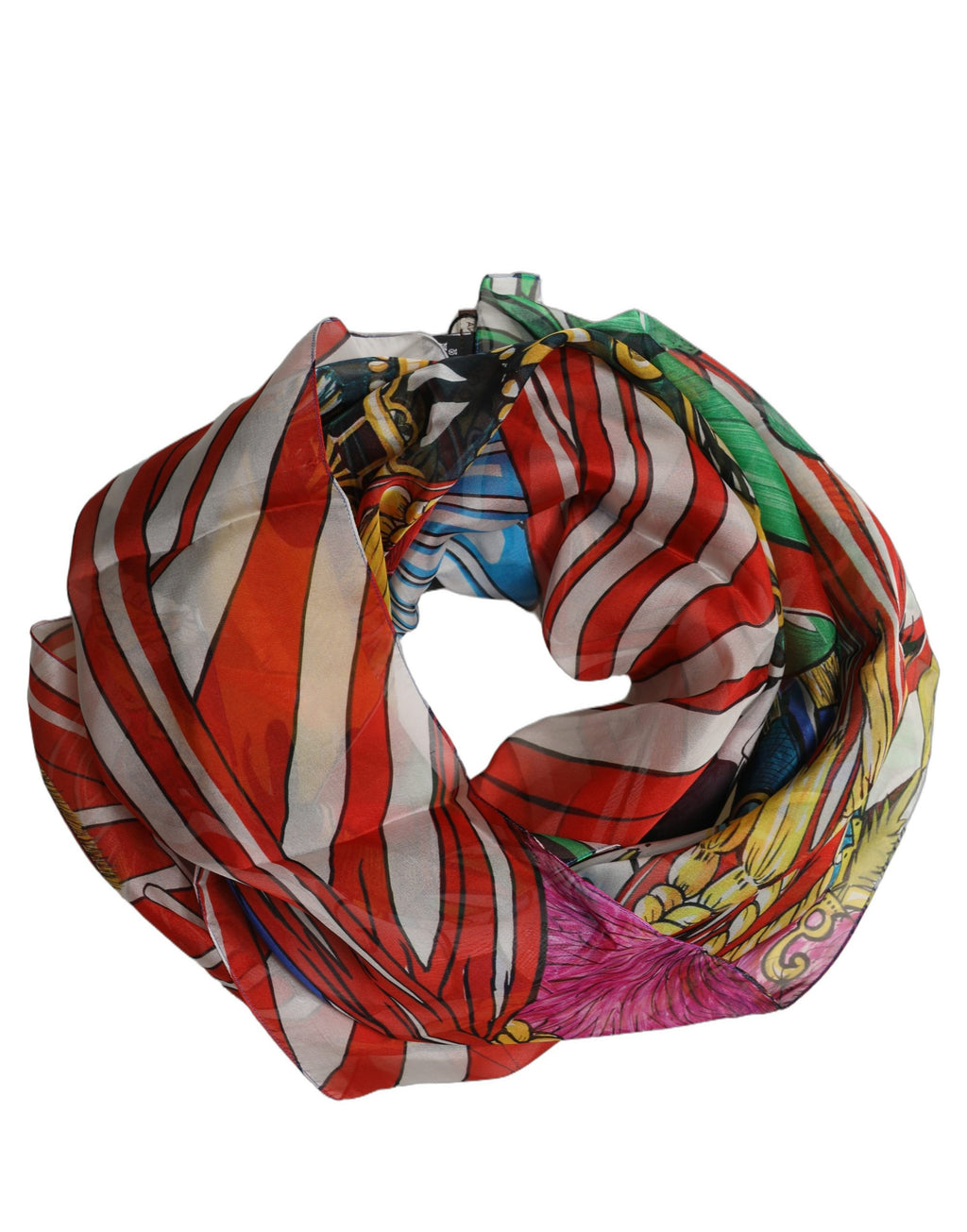 Multicolour Silk Scarf