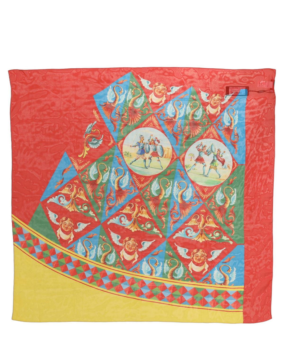 Multicolour Silk Scarf