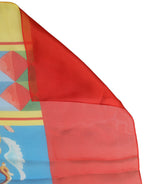 Multicolour Silk Scarf
