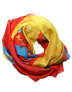 Multicolour Silk Scarf