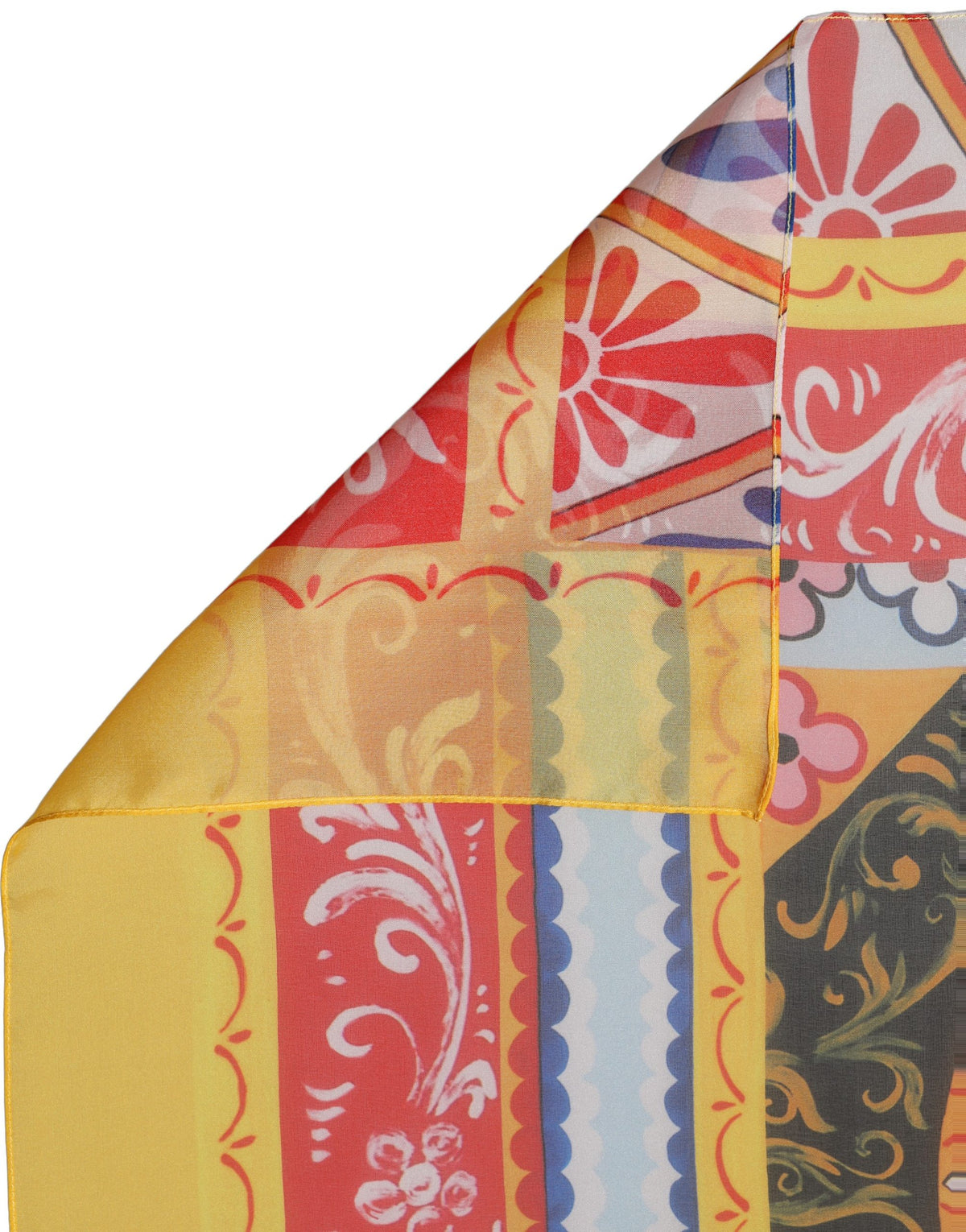 Multicolour Silk Scarf