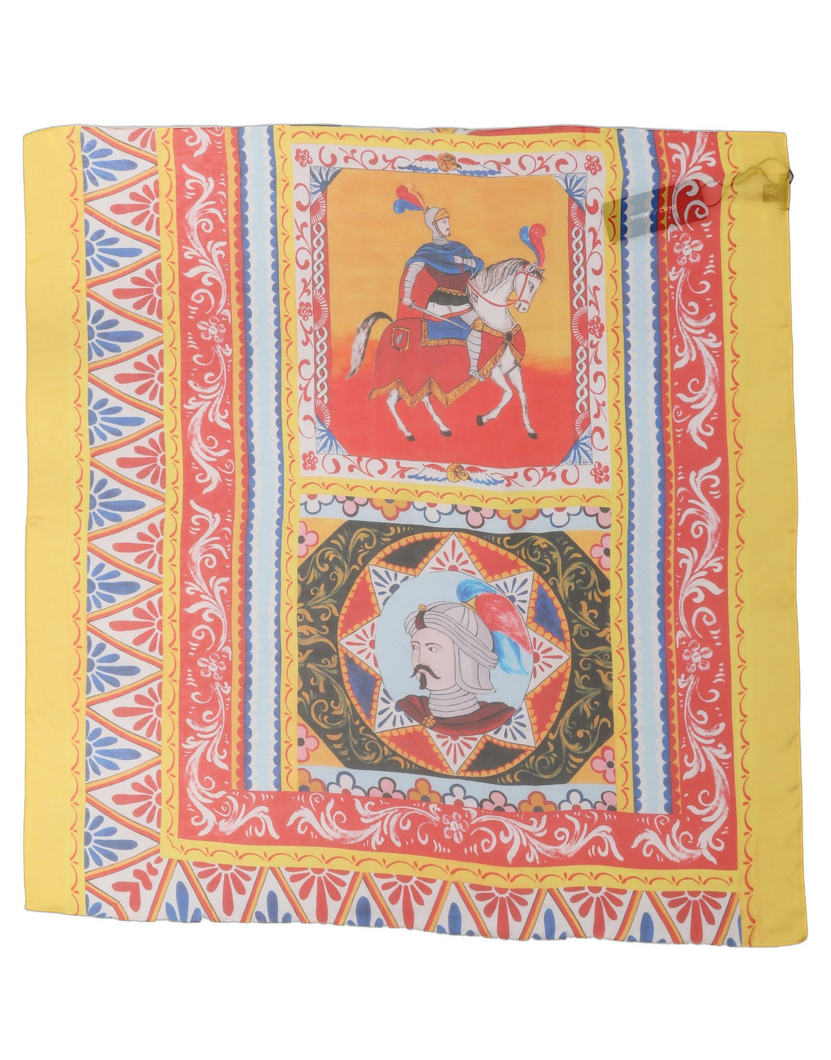 Multicolour Silk Scarf