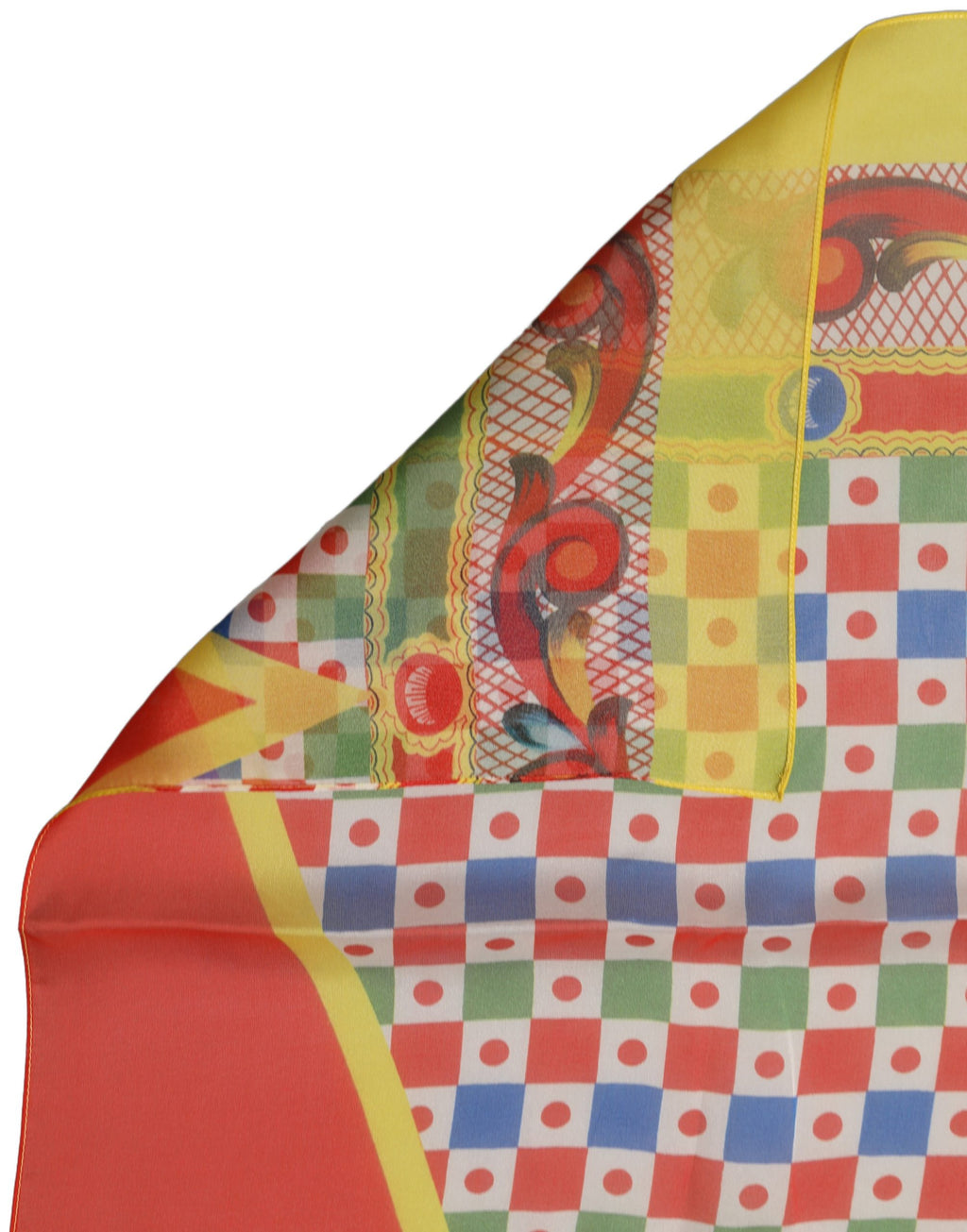 Multicolour Silk Scarf
