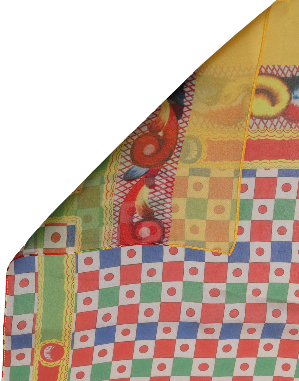 Multicolour Silk Scarf