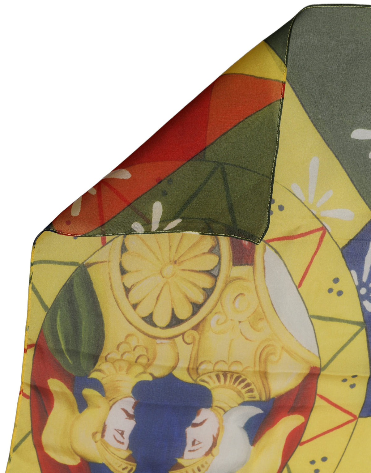 Multicolour Silk Scarf