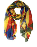 Multicolour Silk Scarf