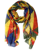 Multicolour Silk Scarf