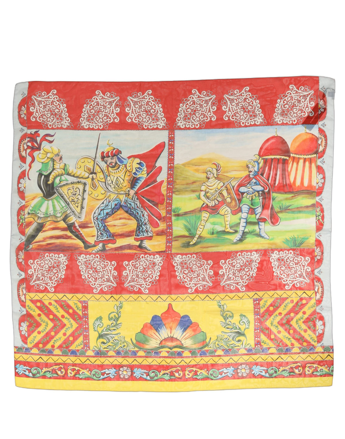 Multicolour Silk Scarf