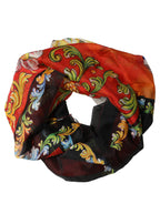 Multicolour Silk Scarf