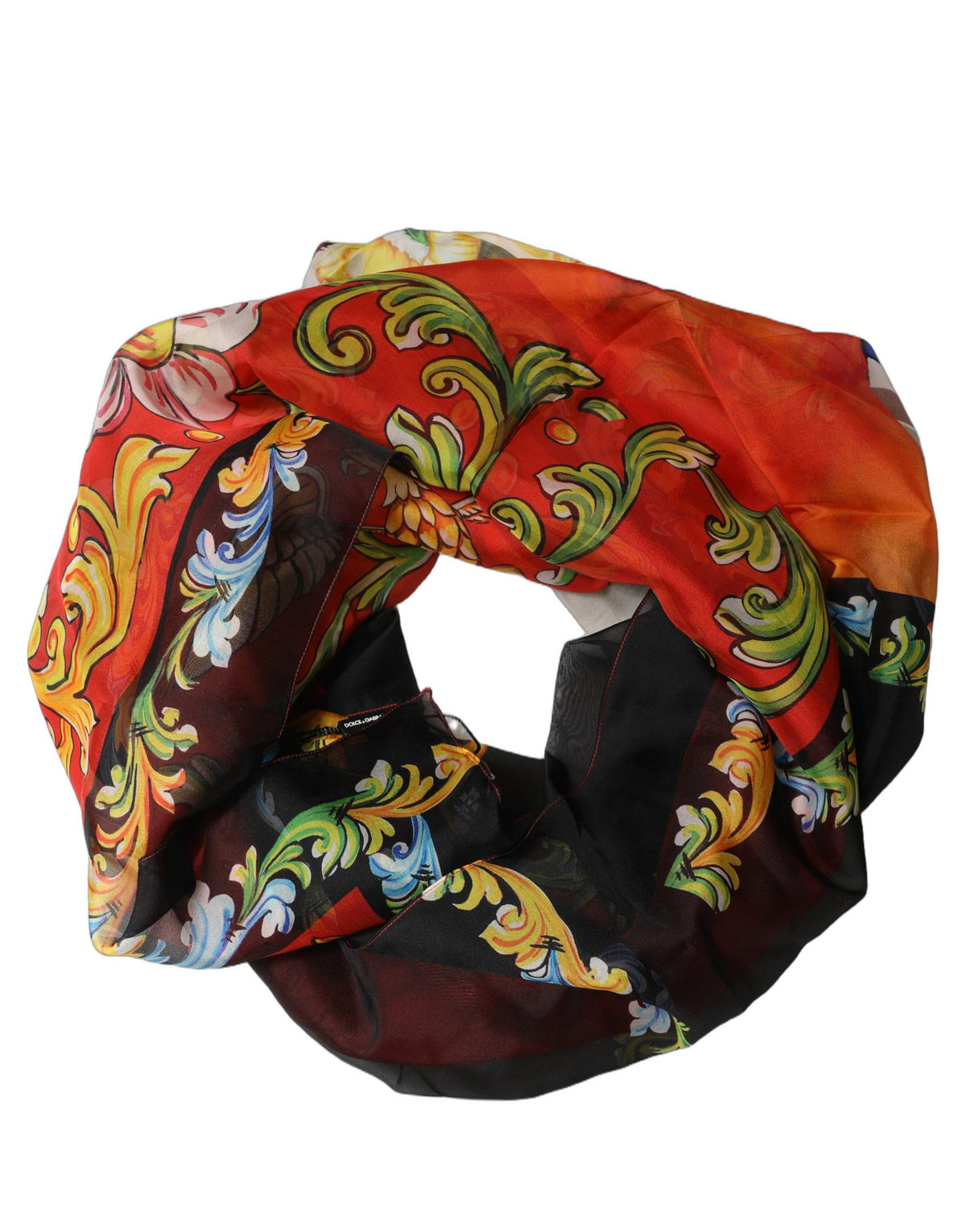 Multicolour Silk Scarf