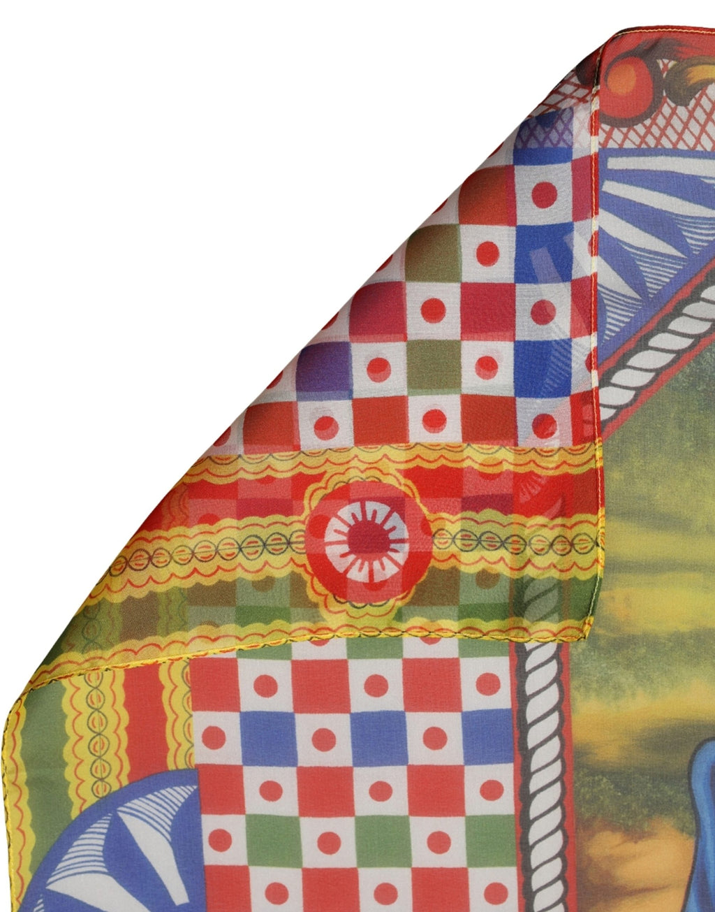 Multicolour Silk Scarf