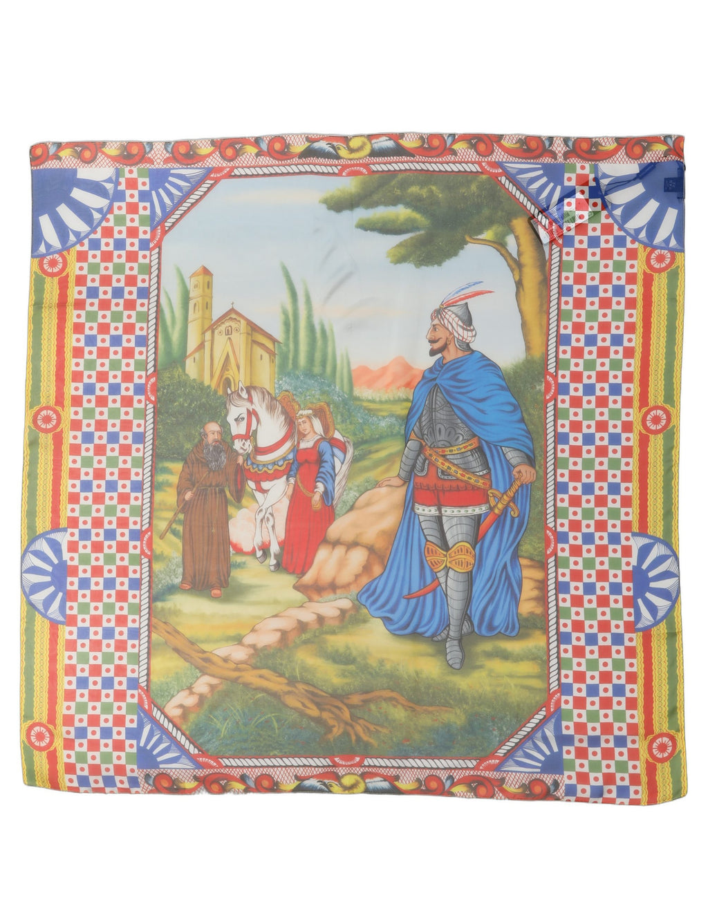 Multicolour Silk Scarf