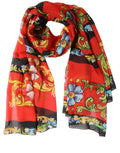 Multicolour Silk Scarf