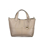 Grey Leather Handbag