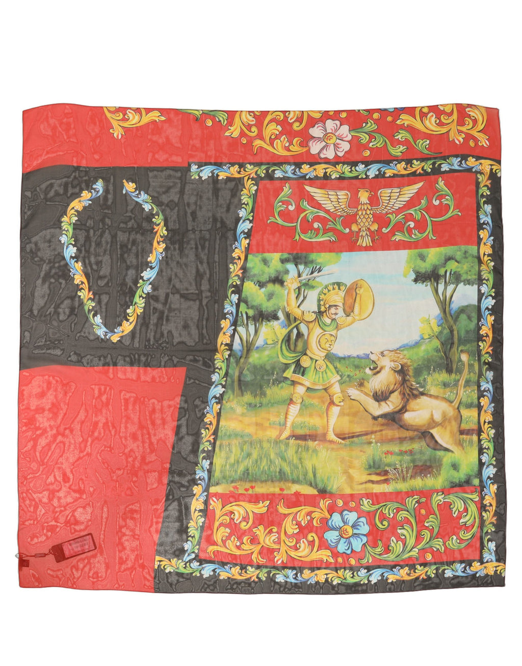 Multicolour Silk Scarf