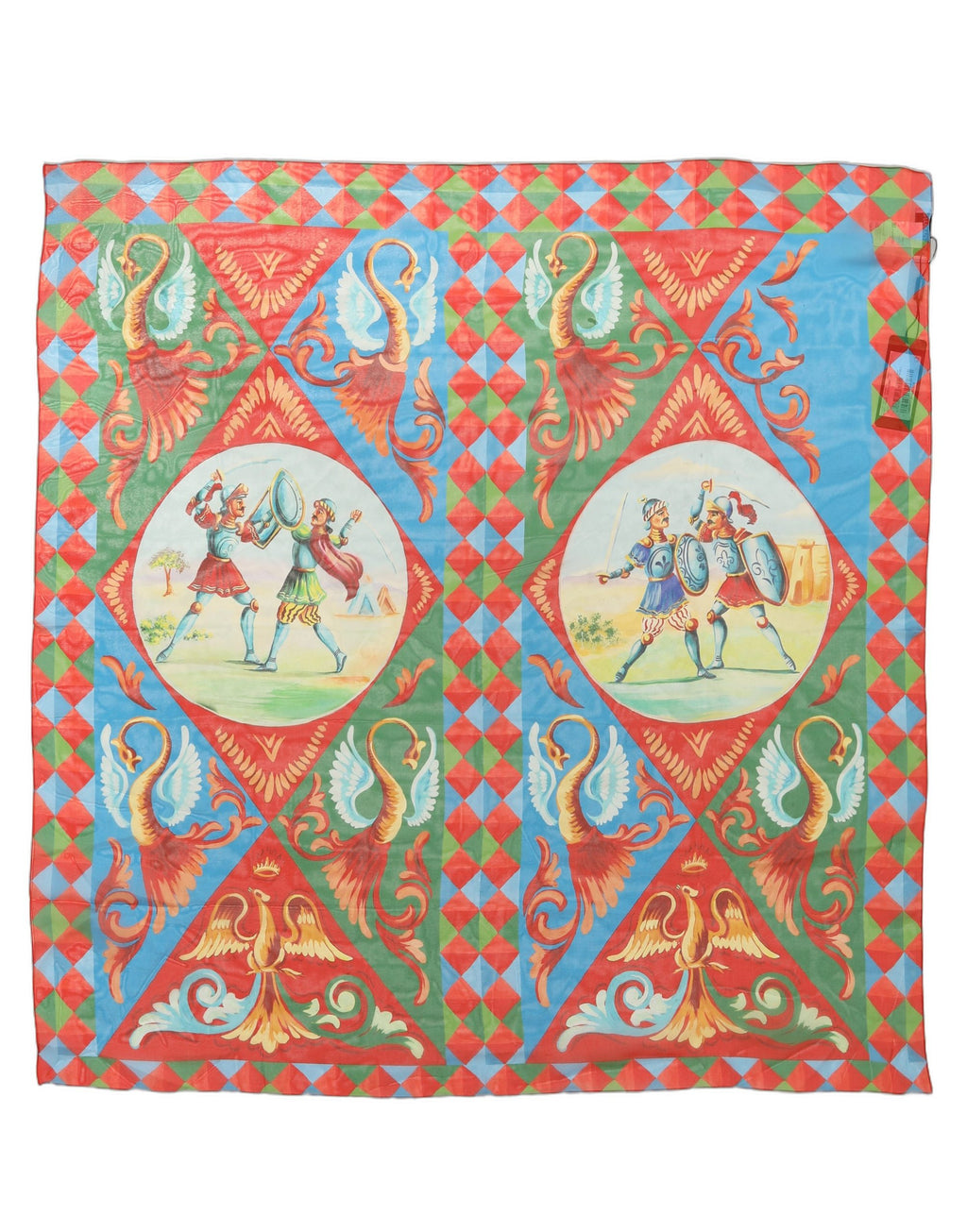Multicolour Silk Scarf