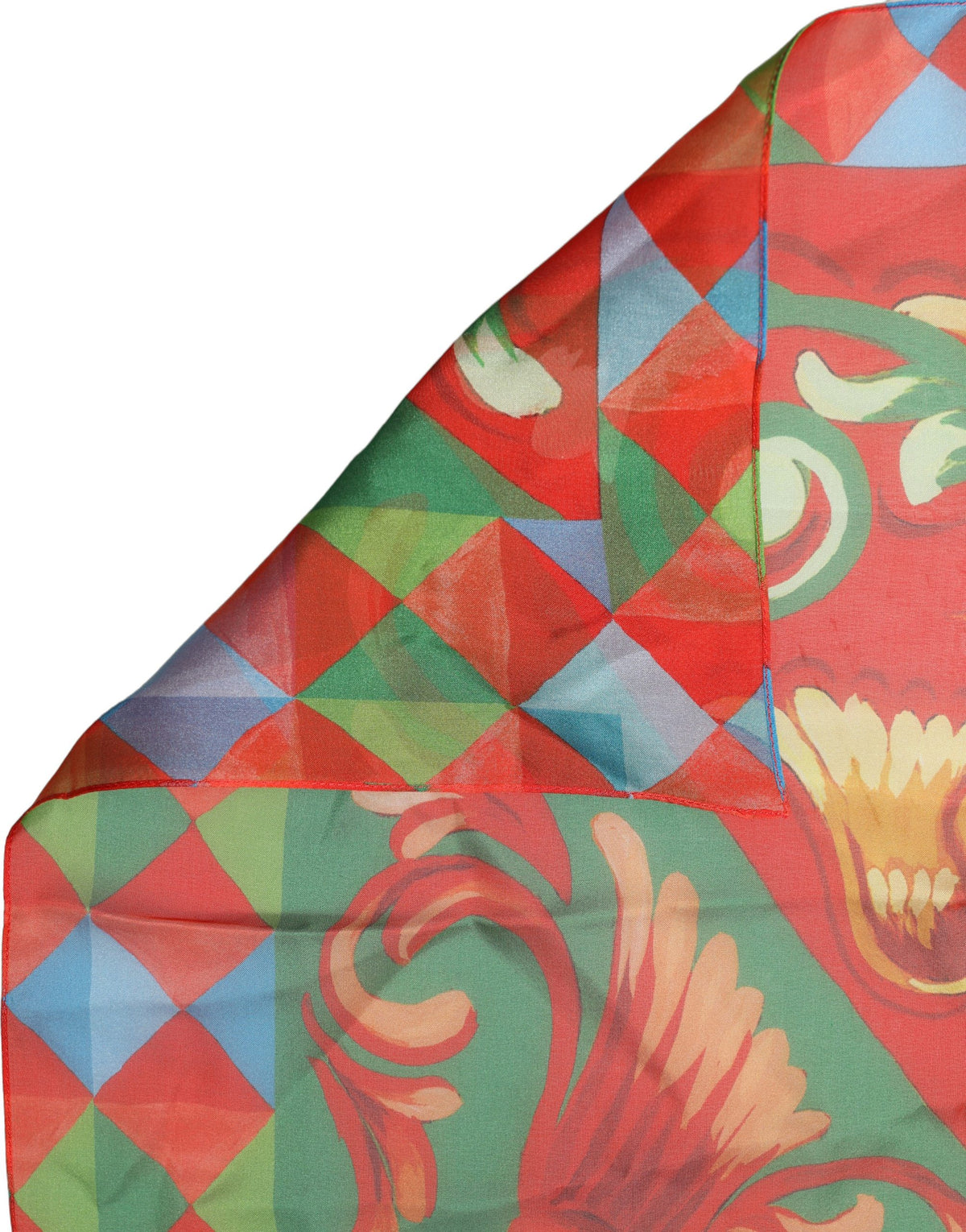 Multicolour Silk Scarf