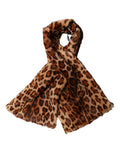 Brown Leather Scarf